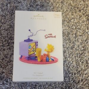 Hallmark Keepsake The Simpsons TV Time Ornament